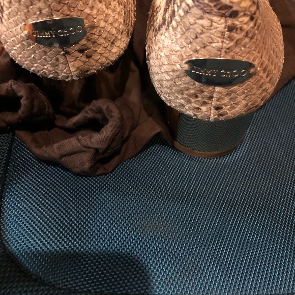 Jimmo Choo snake skin pumps size 41 - Picture 2 of 2